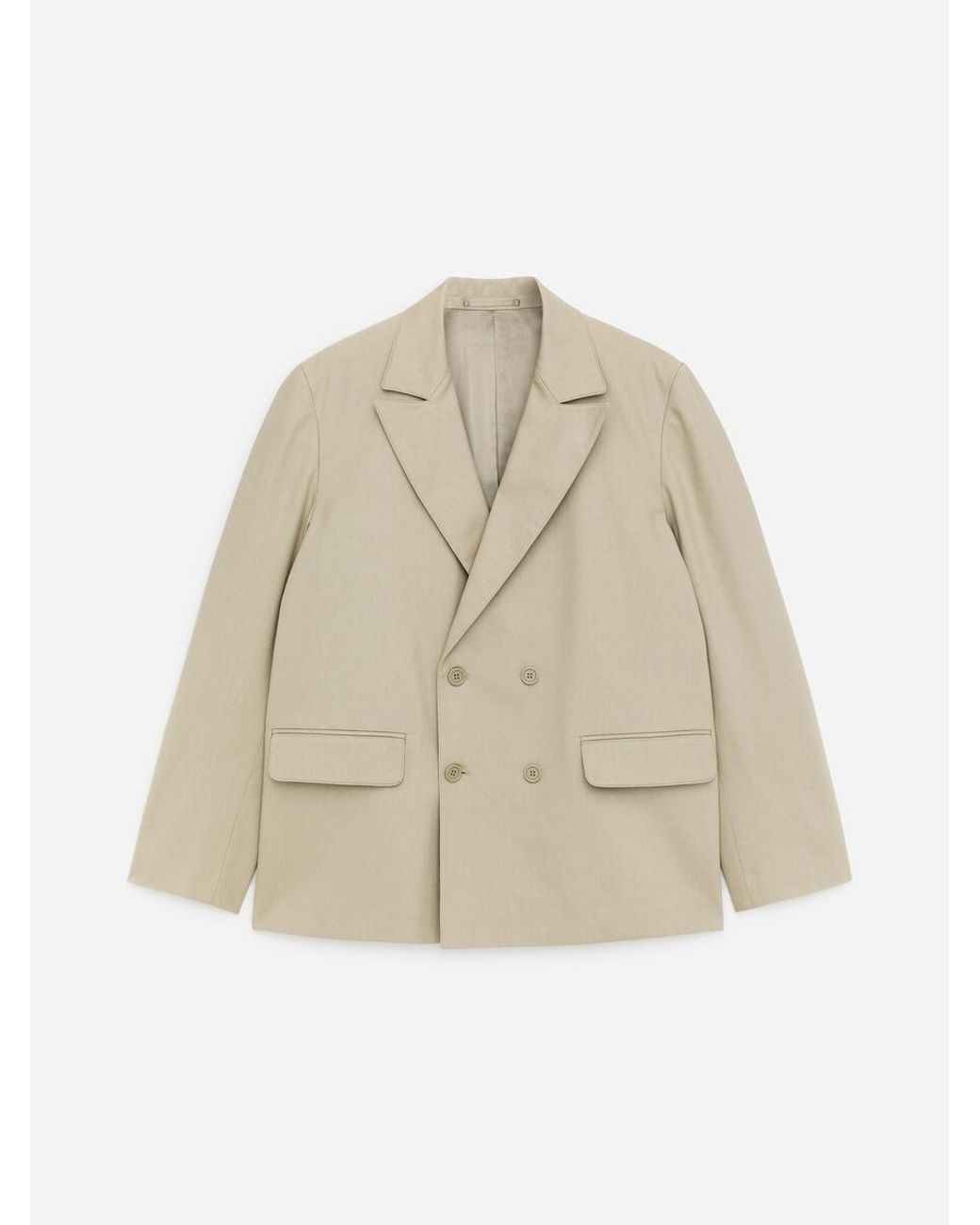 ARKET Natural Double-Breasted Blazer for men