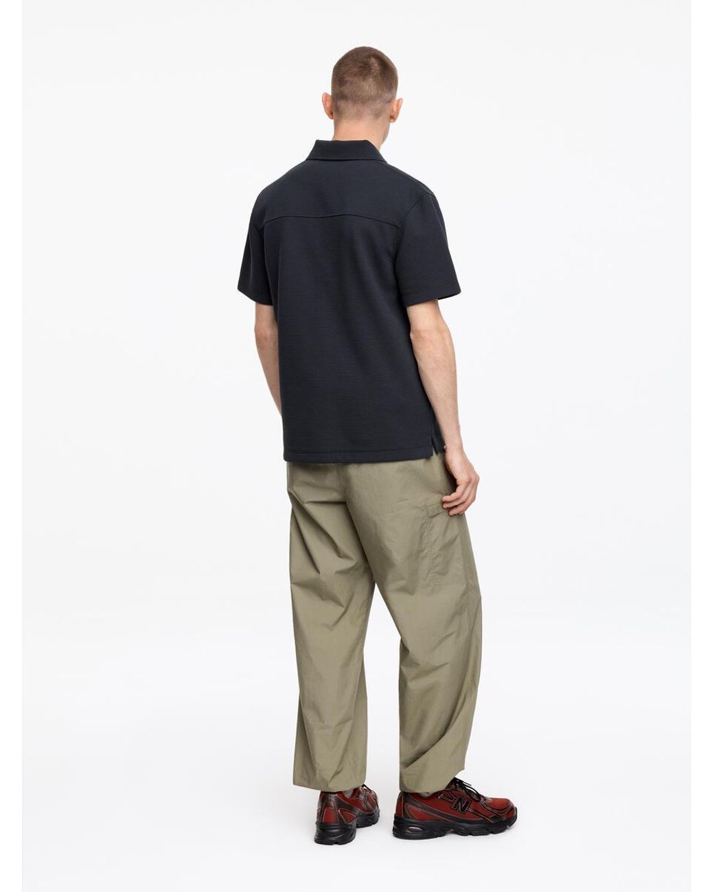 ARKET Blue Active Polo Shirt for men