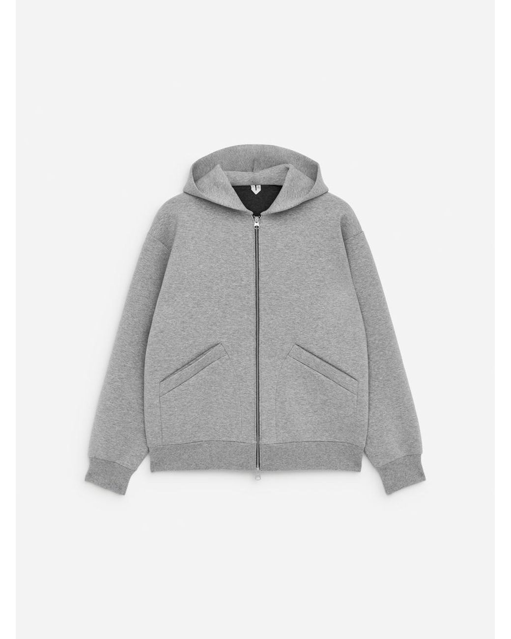 ARKET Blue Scuba Zip Hoodie for men