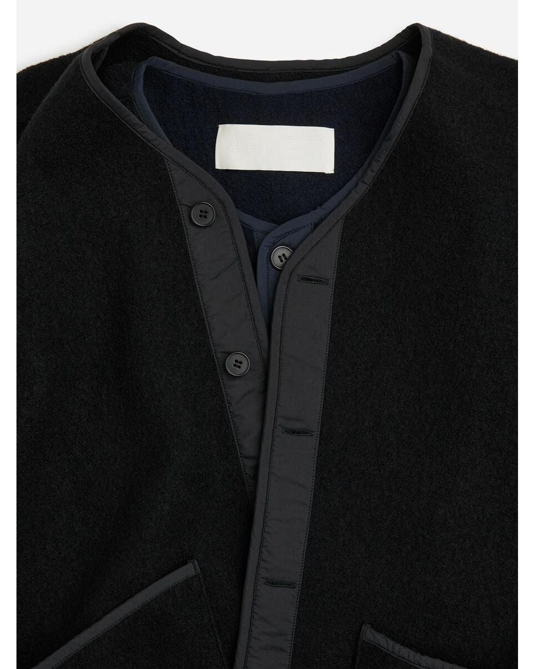 ARKET Black 2-In-1 Wool Vest for men