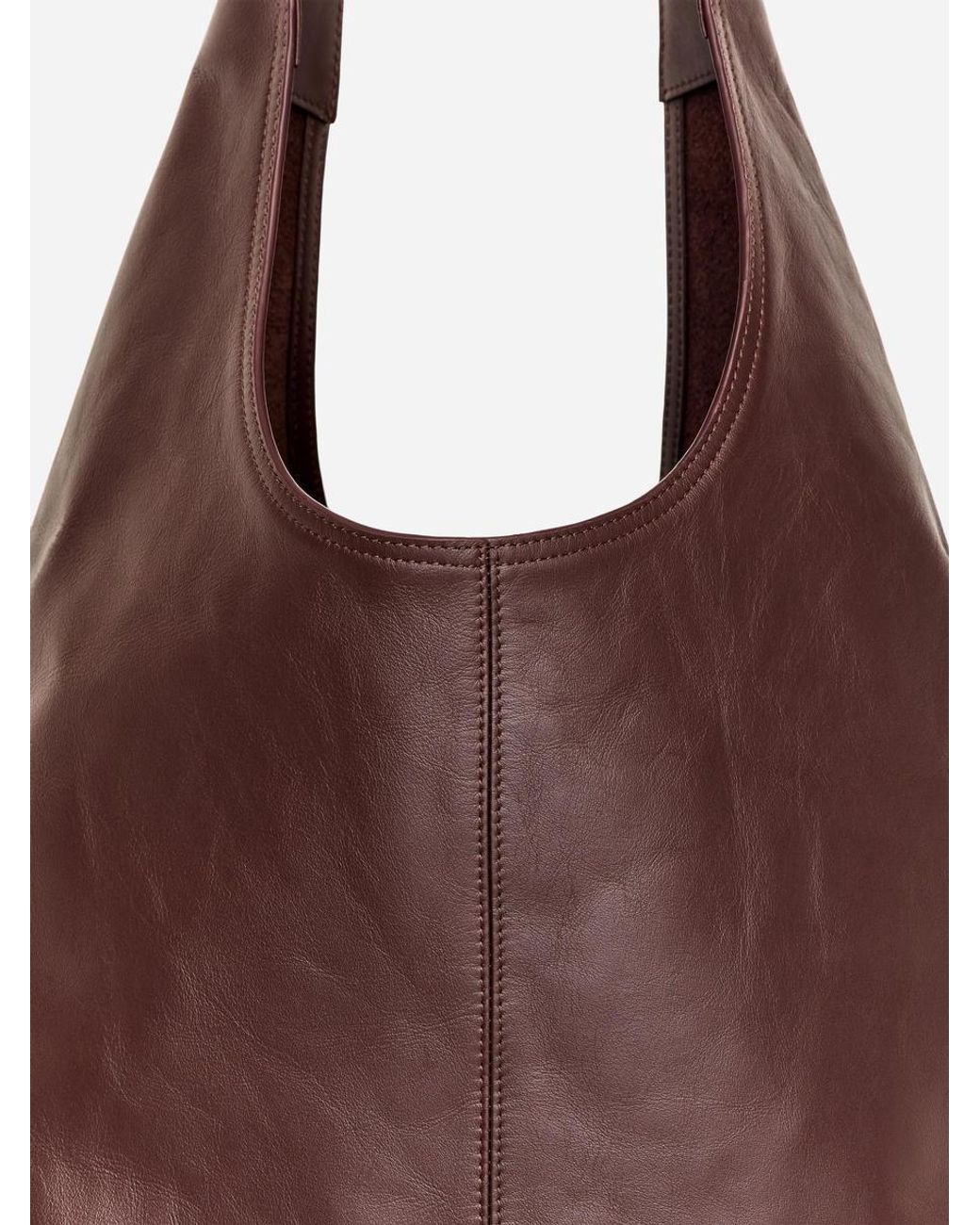 ARKET Natural Slouchy Leather Bag