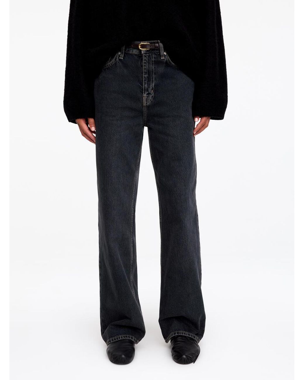 ARKET Blue Coral Wide Jeans
