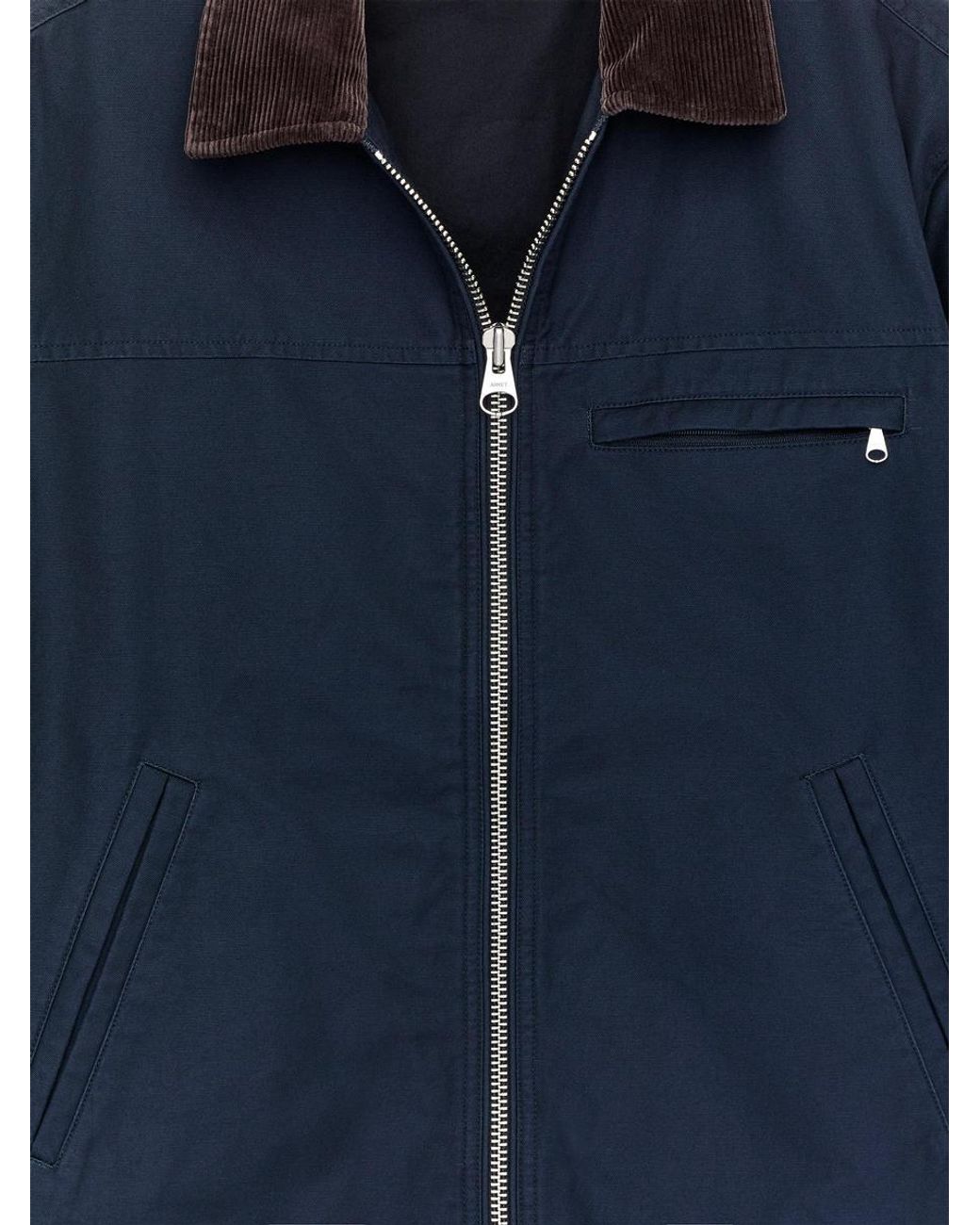 ARKET Blue Cotton Canvas Jacket for men