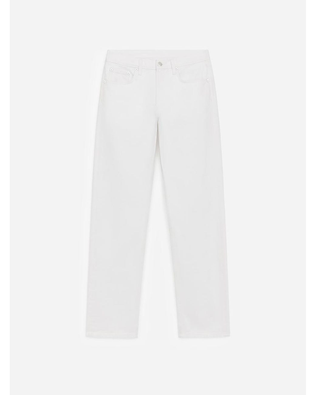 ARKET White Snow Straight Jeans