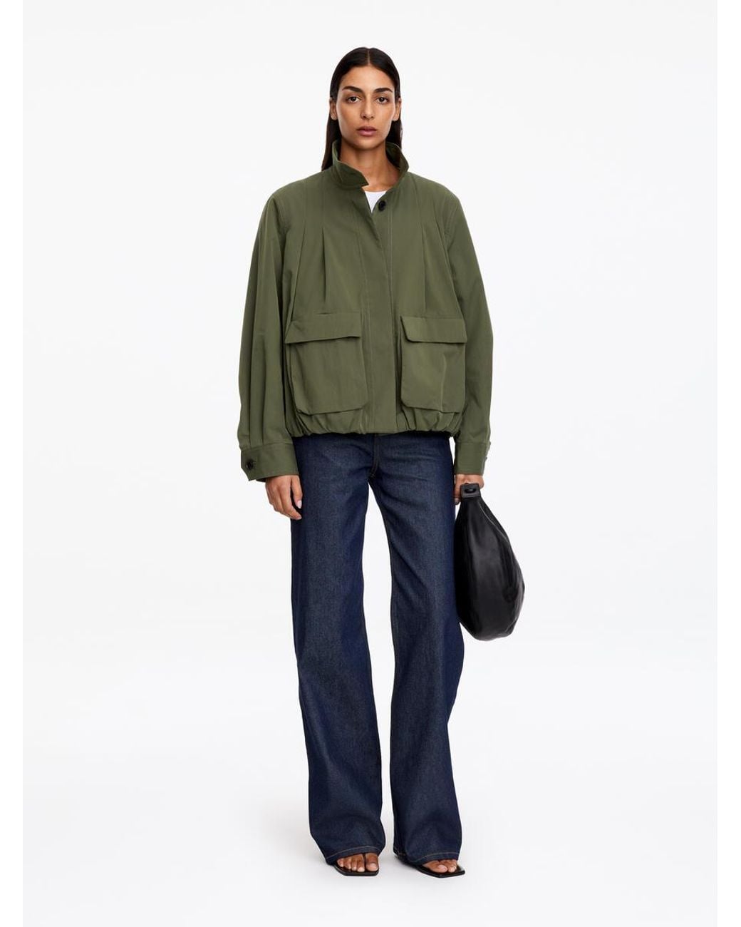 ARKET Green Blouson Jacket