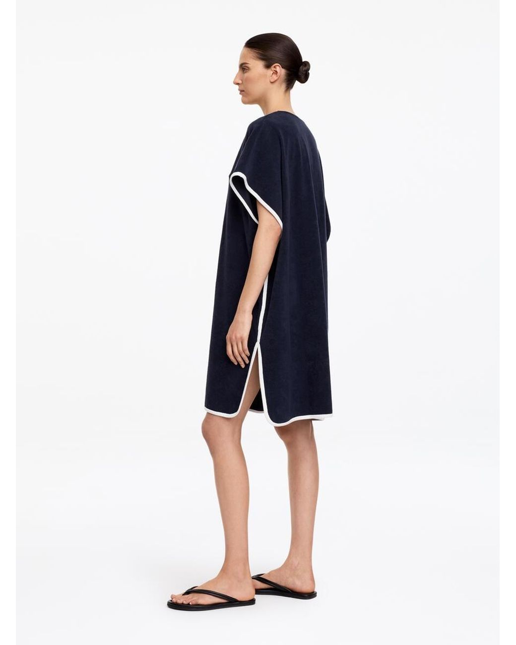 ARKET Blue Towelling Beach Dress