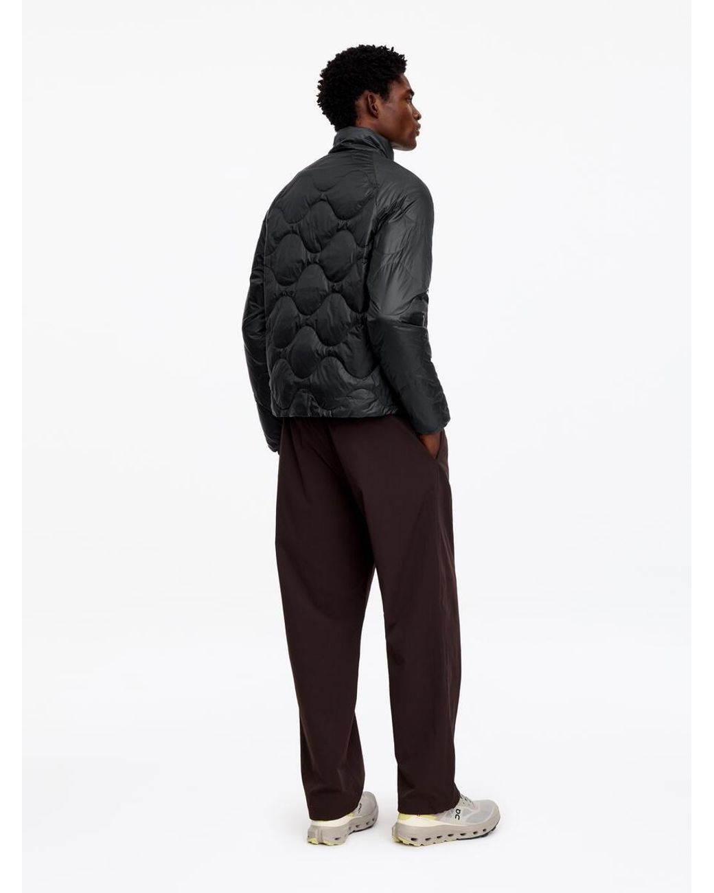 ARKET Black Ultralight Down Jacket for men