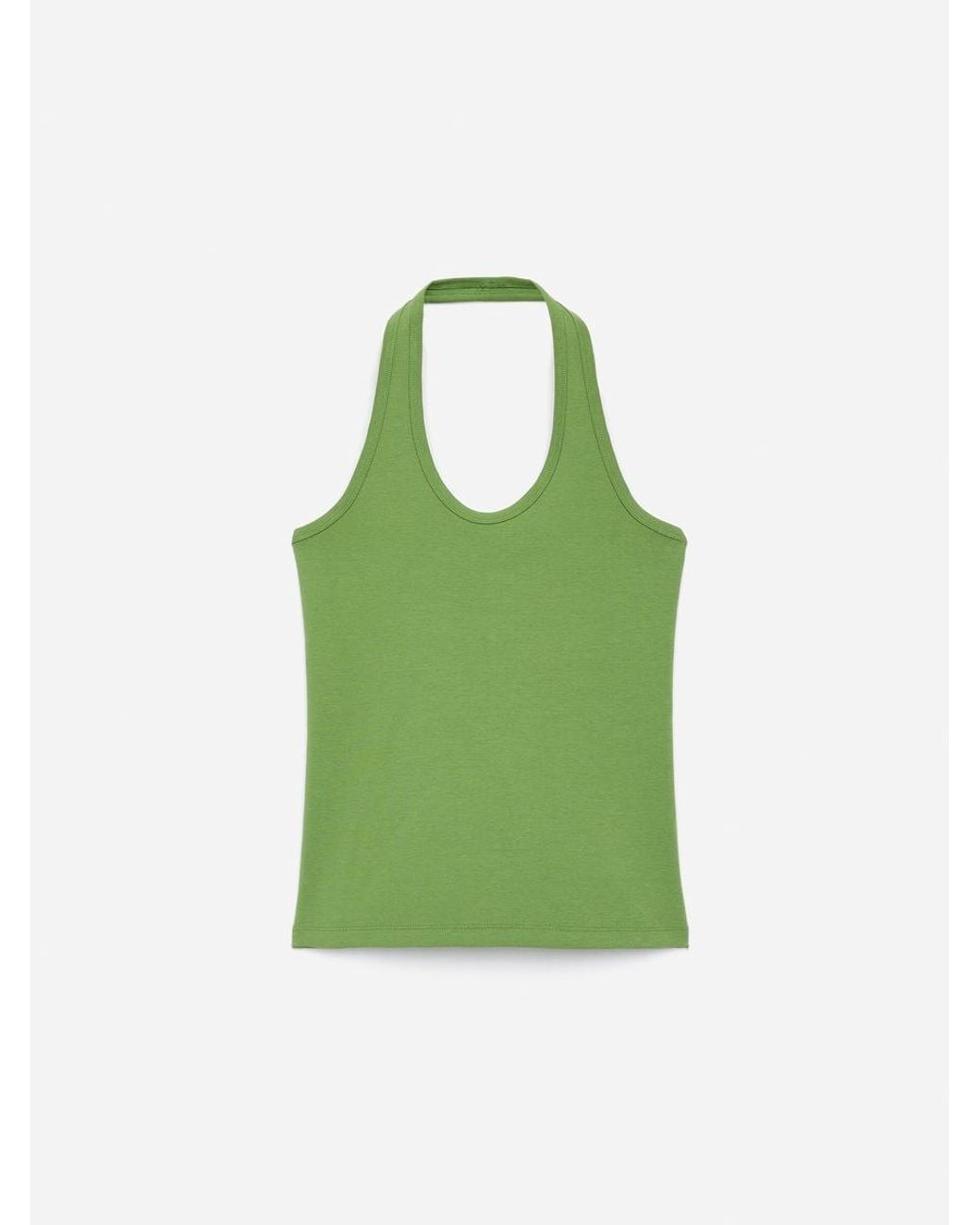 ARKET Green Halterneck Top