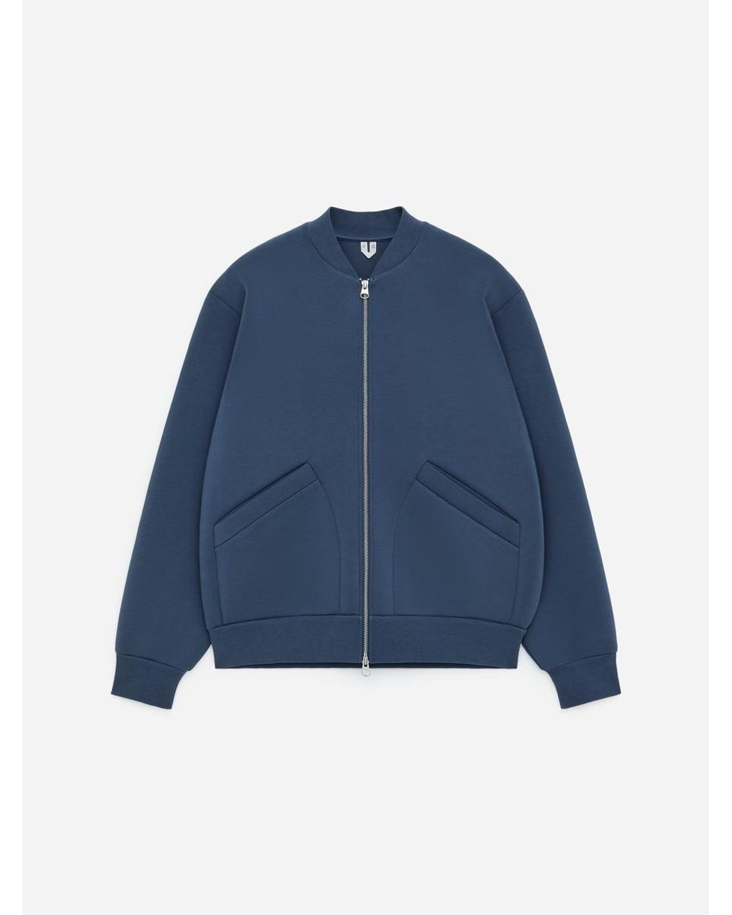 ARKET Blue Scuba Zip Jacket for men