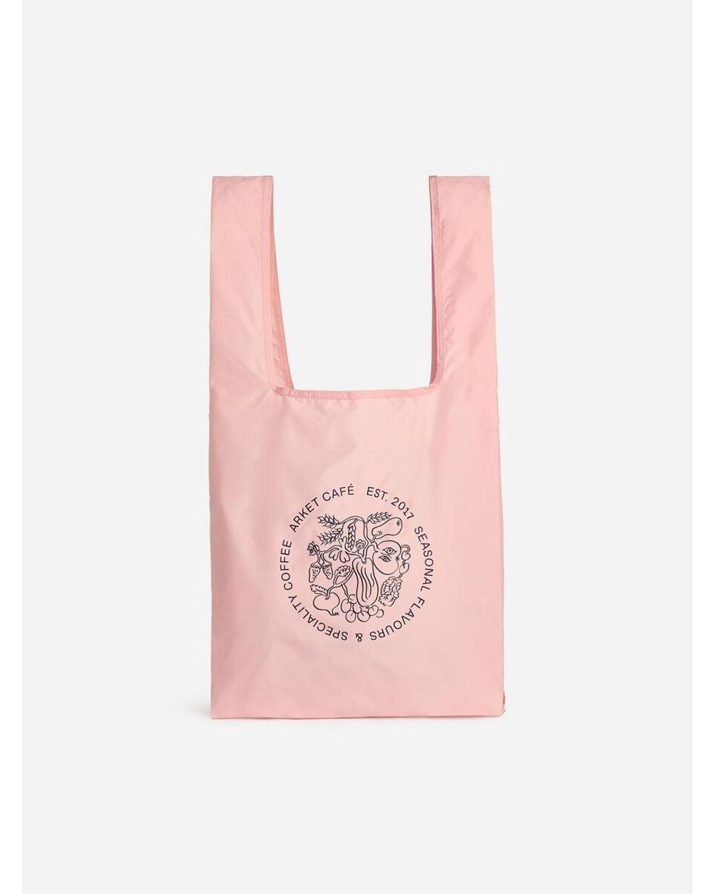 ARKET Blue Café Packable Tote for men