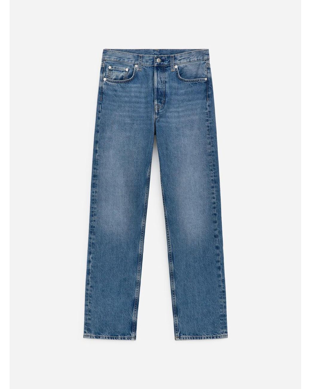 ARKET Blue Snow Straight Jeans
