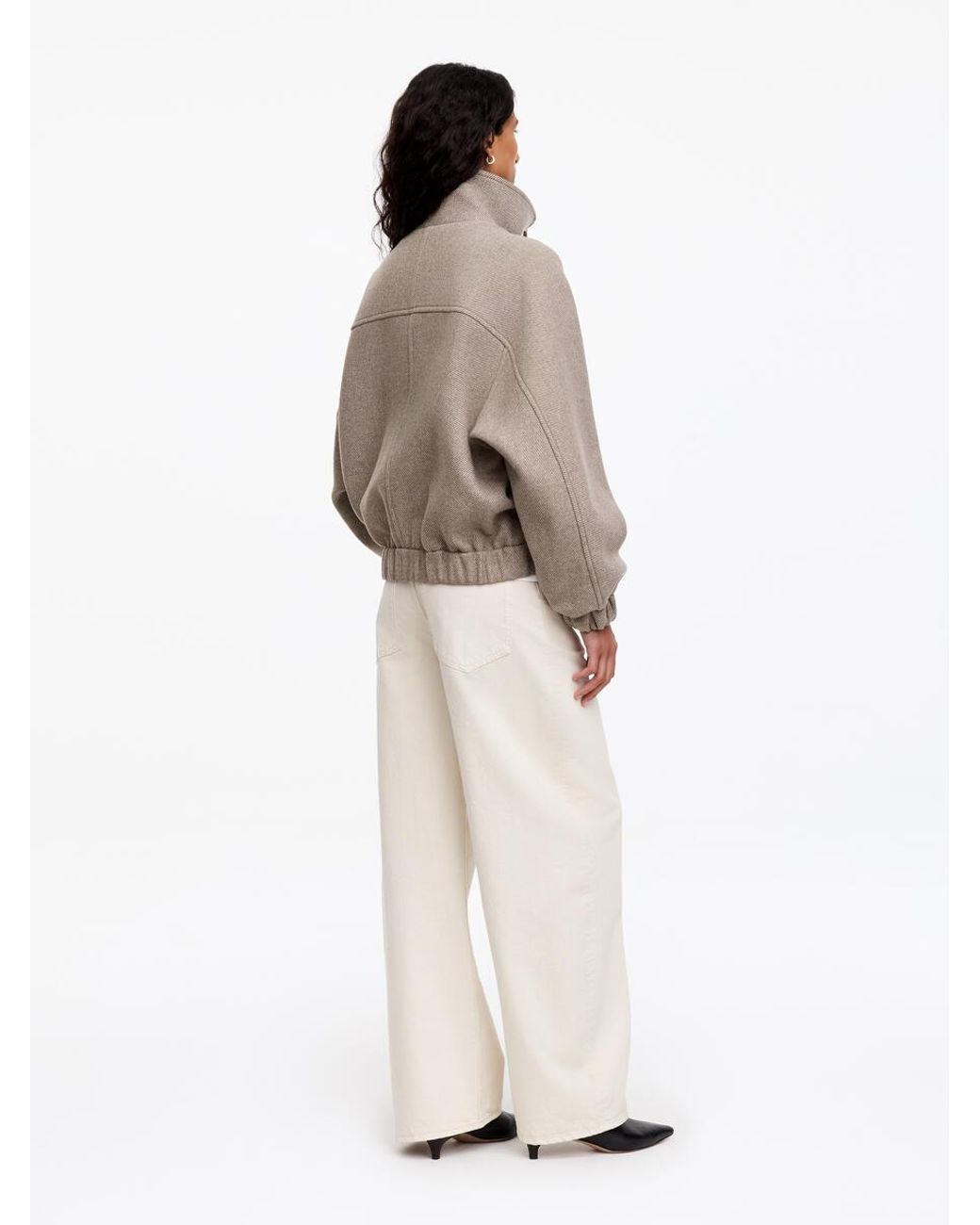 ARKET White Wool-Blend Jacket