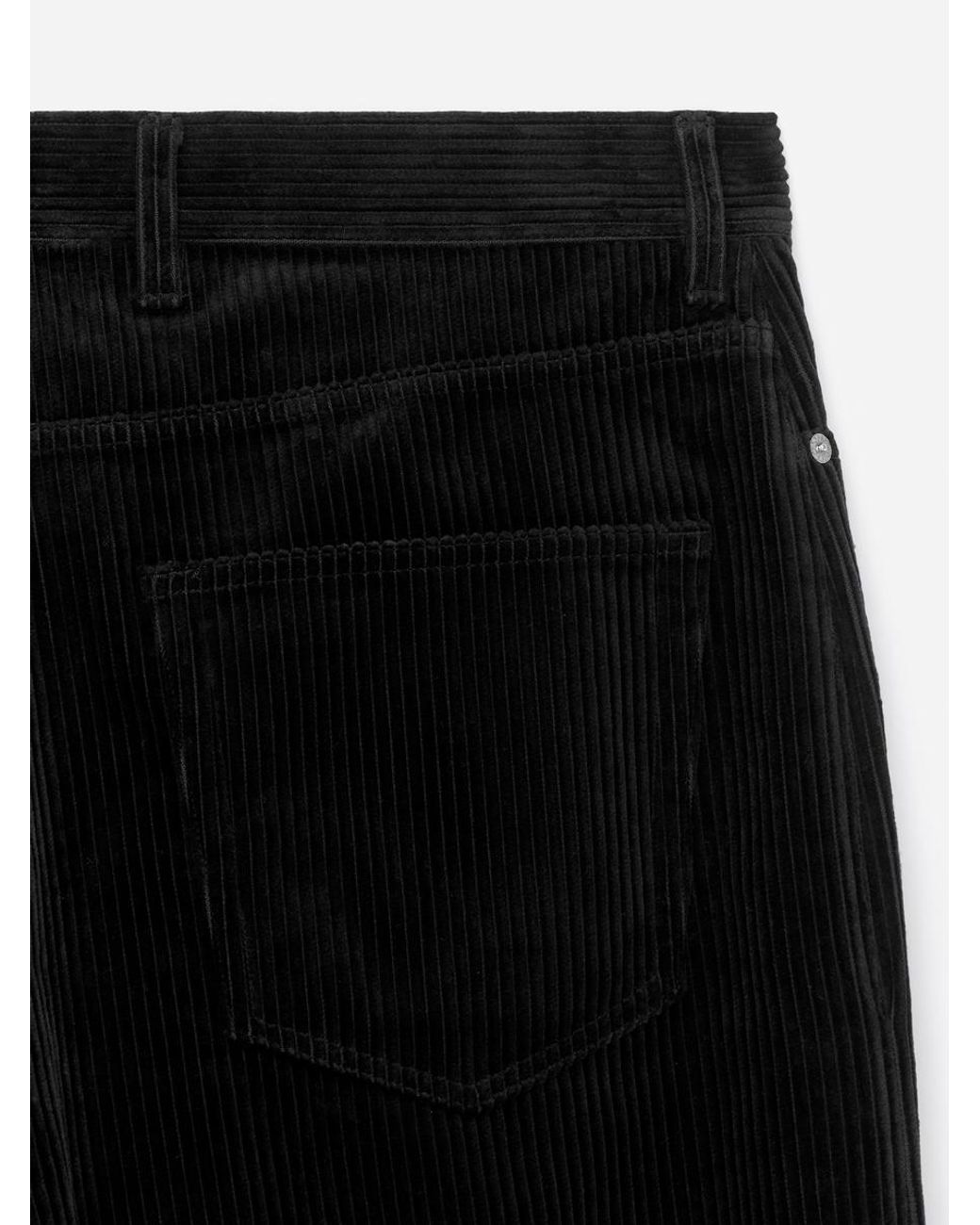 ARKET Blue Loose Fit Courduroy Trousers for men
