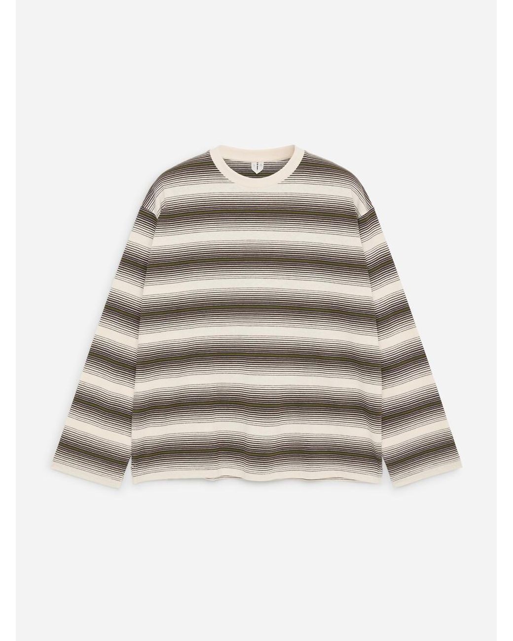 ARKET Gray Relaxed Long-Sleeve T-Shirt for men