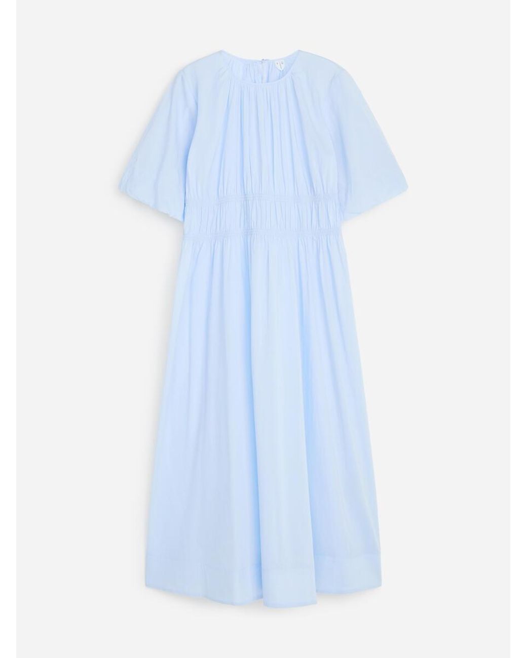 ARKET Blue Lyocell-Cotton Maxi Dress