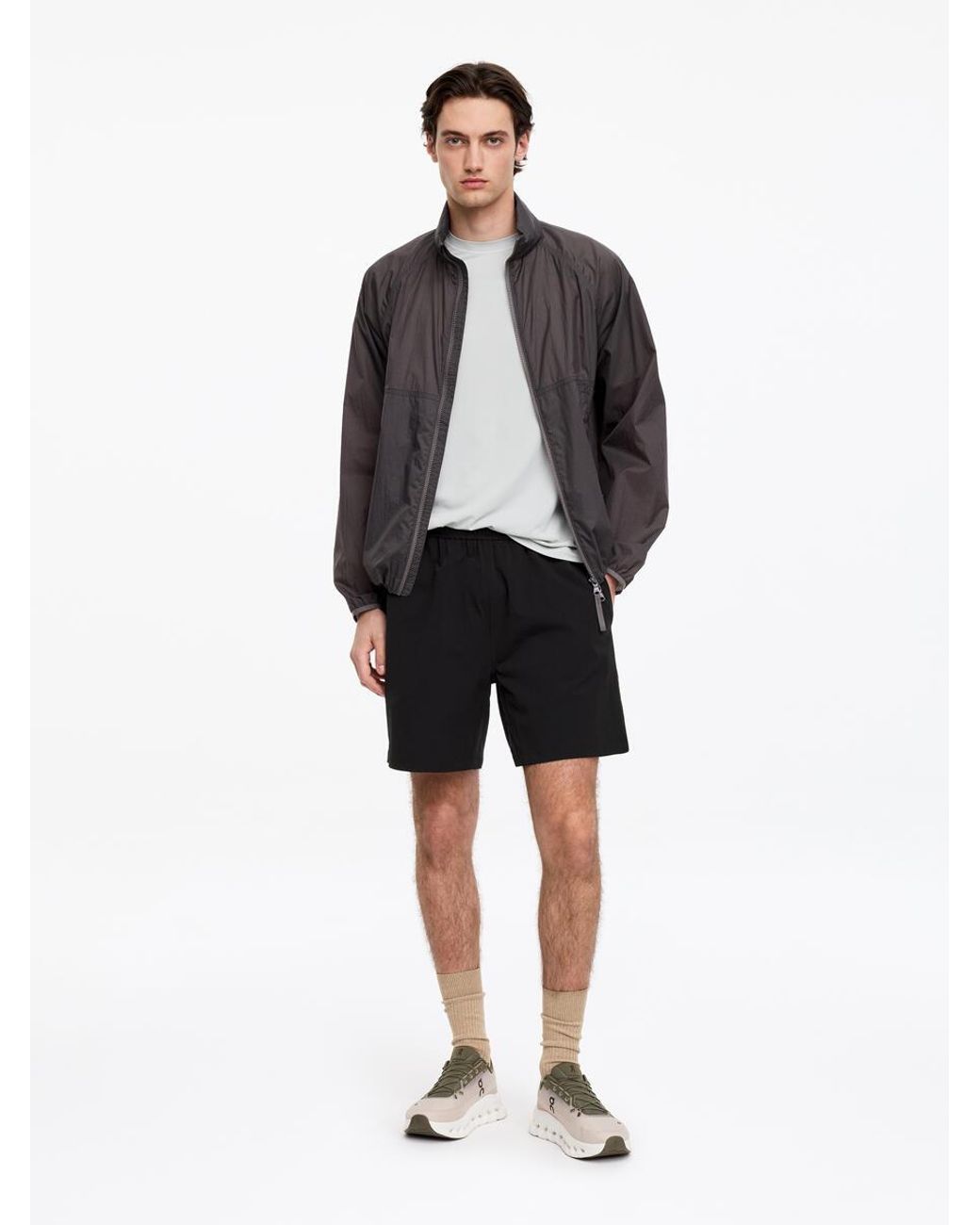 ARKET Black Active Sport Shorts for men