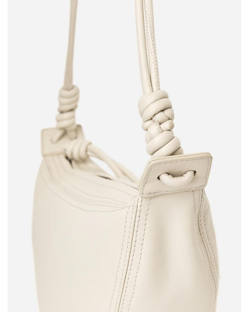 ARKET Black Crescent Leather Bag