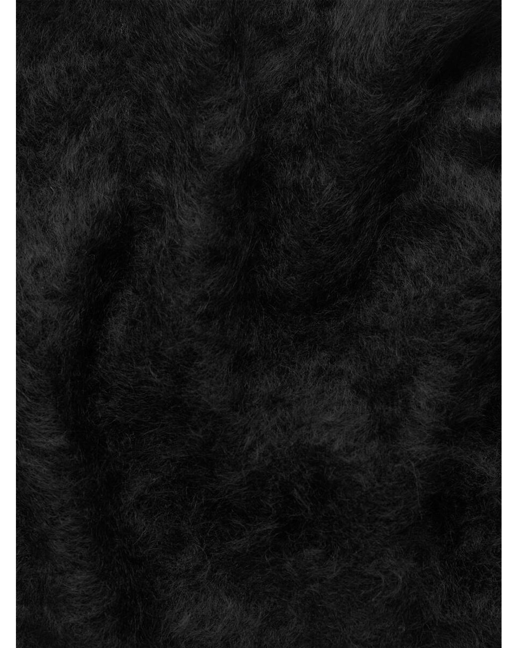ARKET Black Cashmere Triangle Scarf