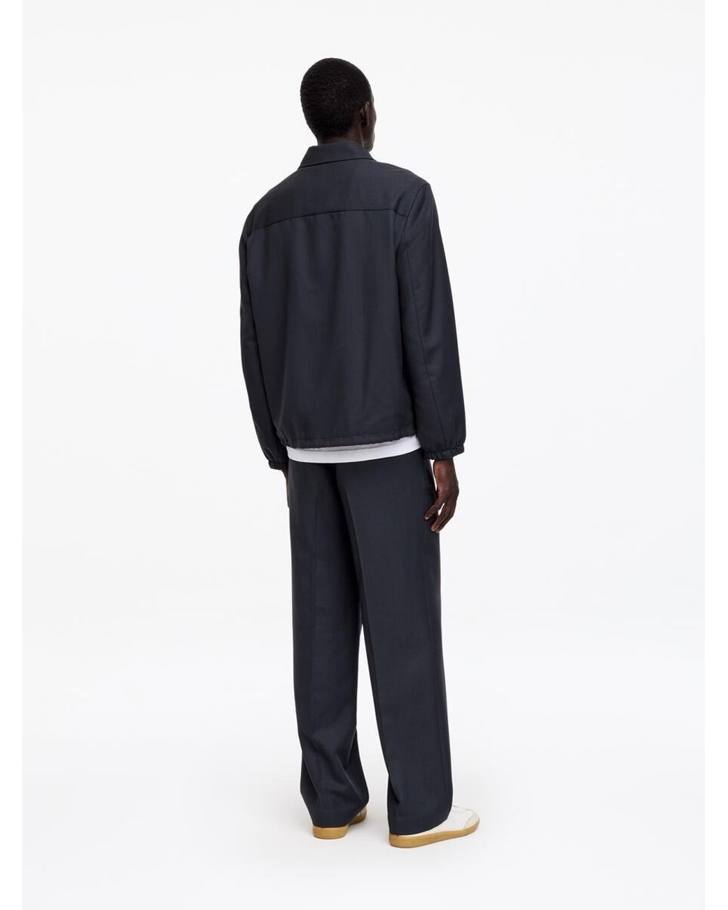 ARKET Blue Wool Blouson for men