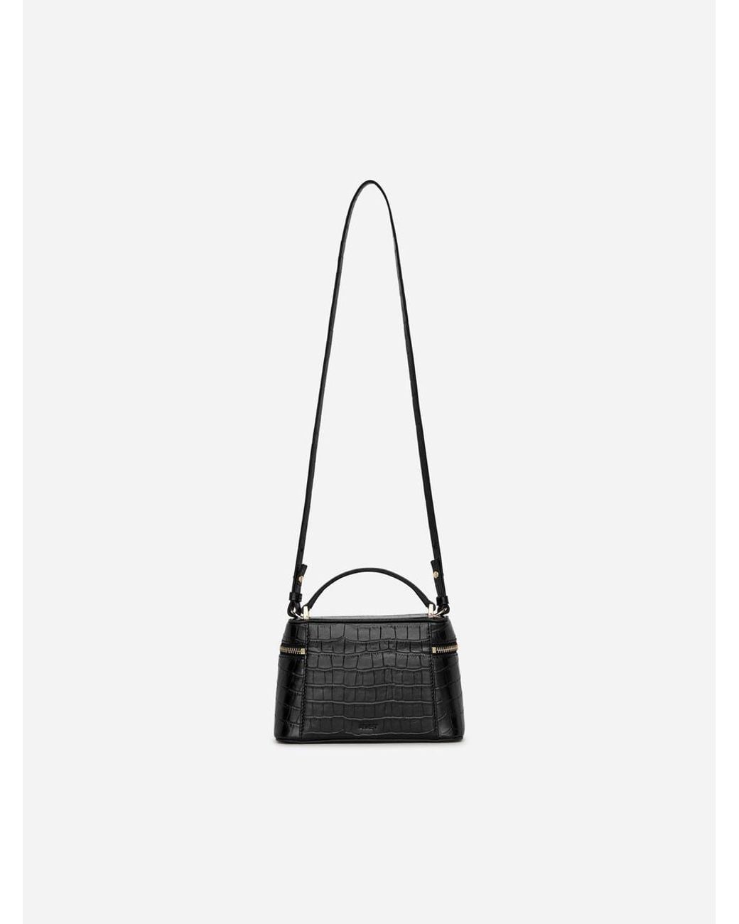 ARKET Black Leather Crossbody Bag