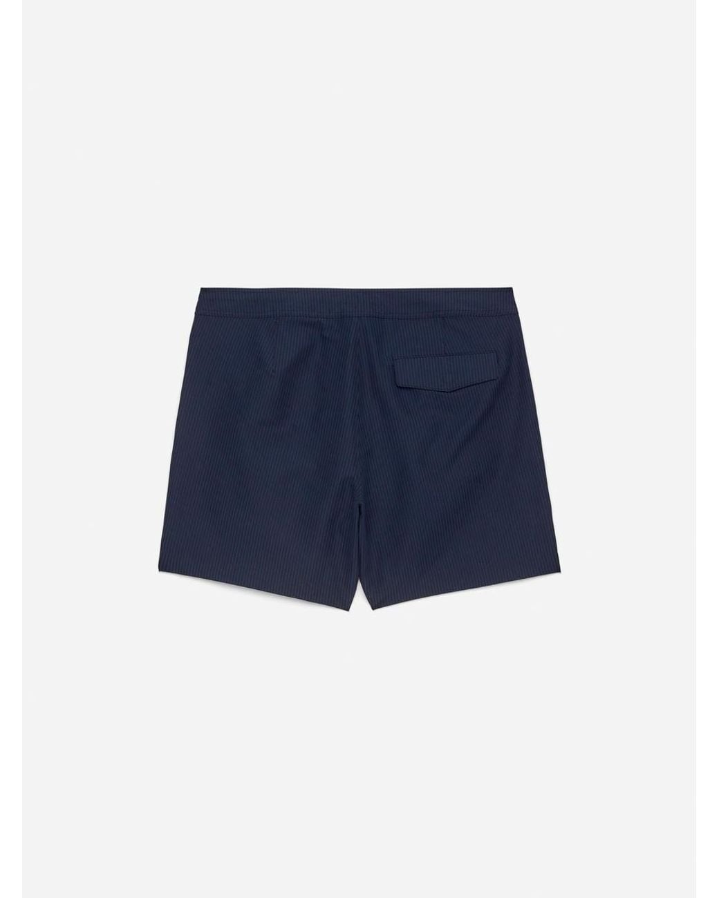 ARKET Blue Seersucker Swim Shorts for men