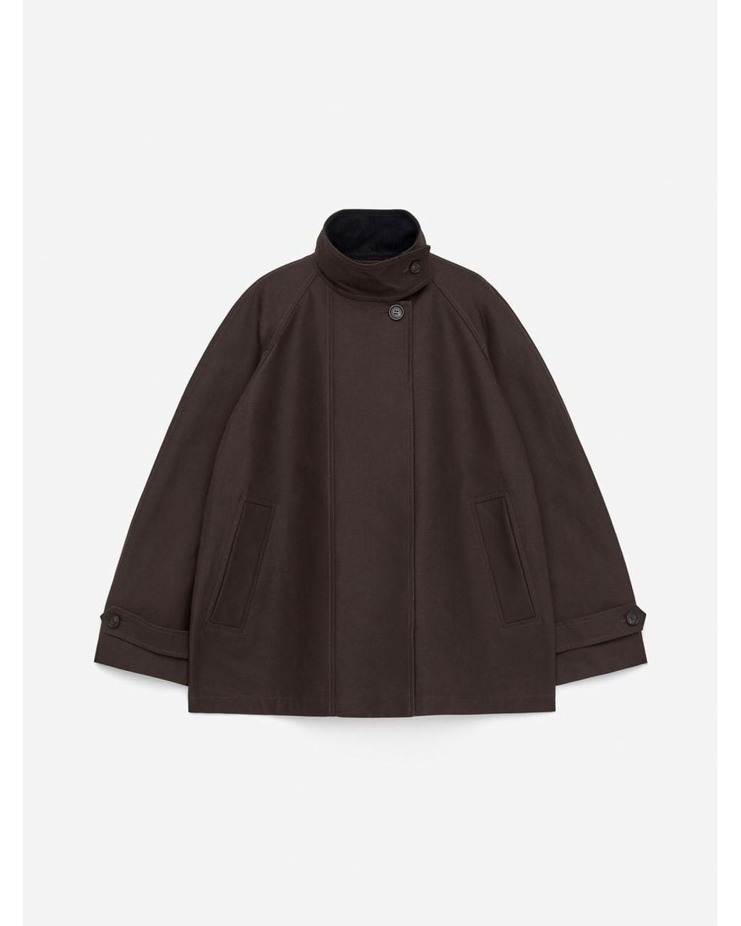 ARKET White Corduroy-Collar Jacket