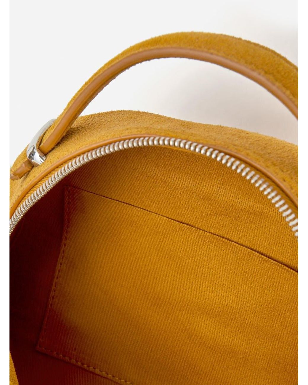 ARKET Yellow Suede Crossbody Bag