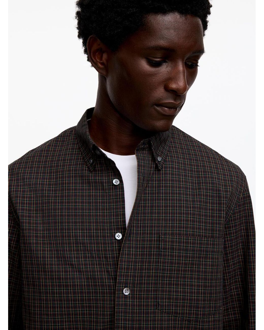 ARKET Black Regular Twill Shirt for men