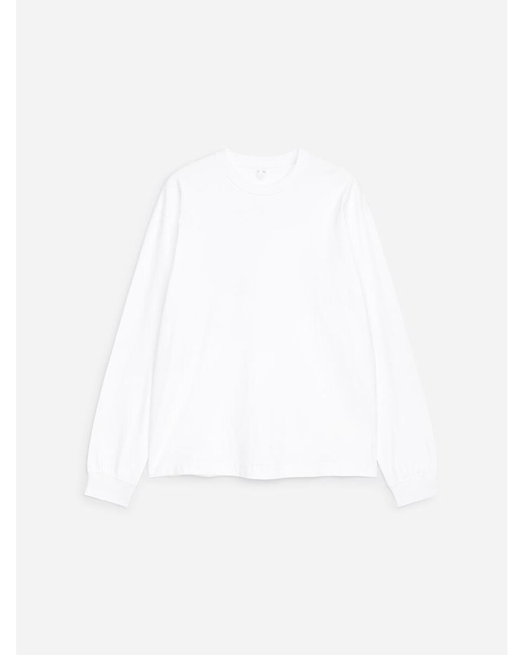 ARKET White Long-Sleeve T-Shirt for men