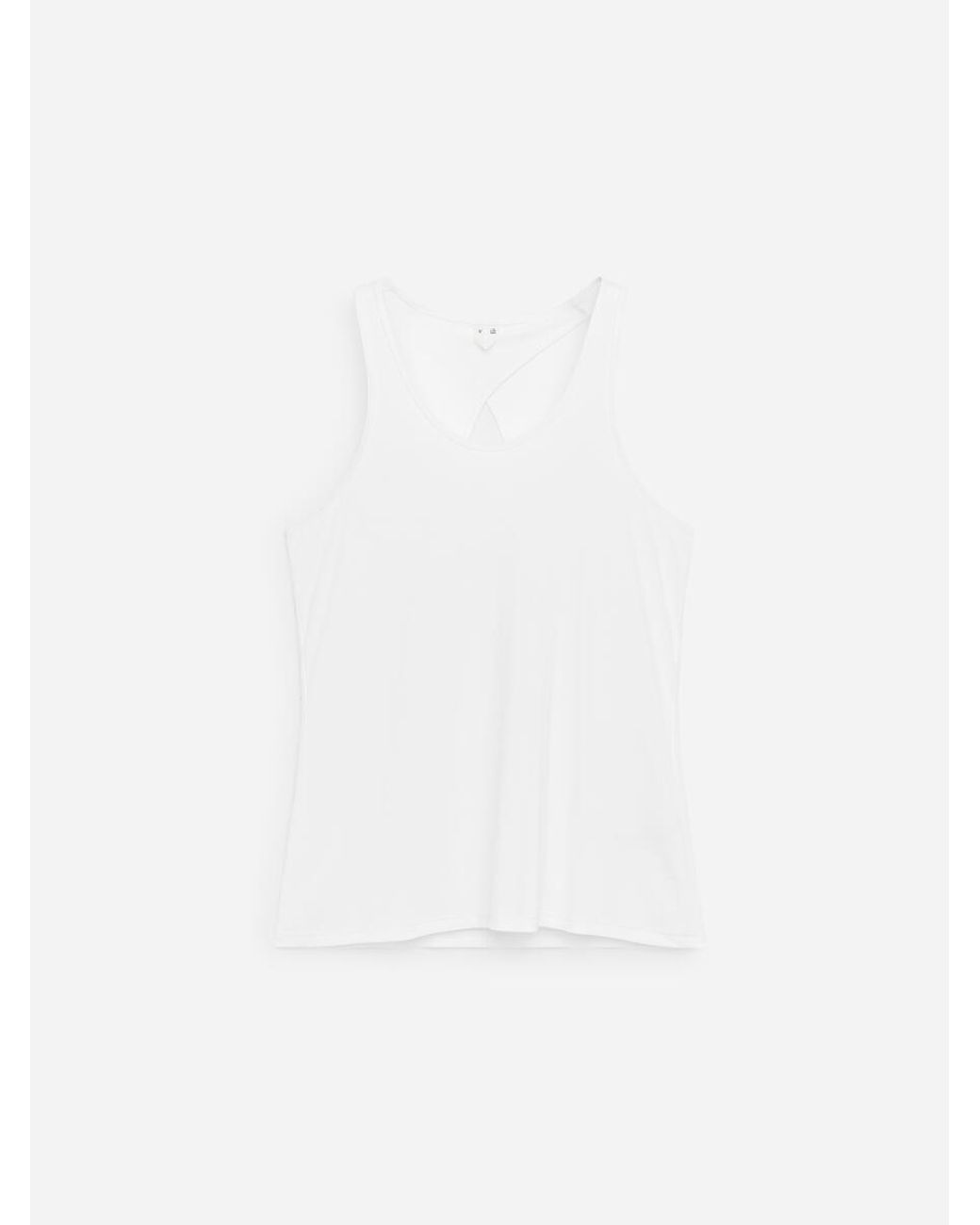ARKET White Ribbed Tank Top