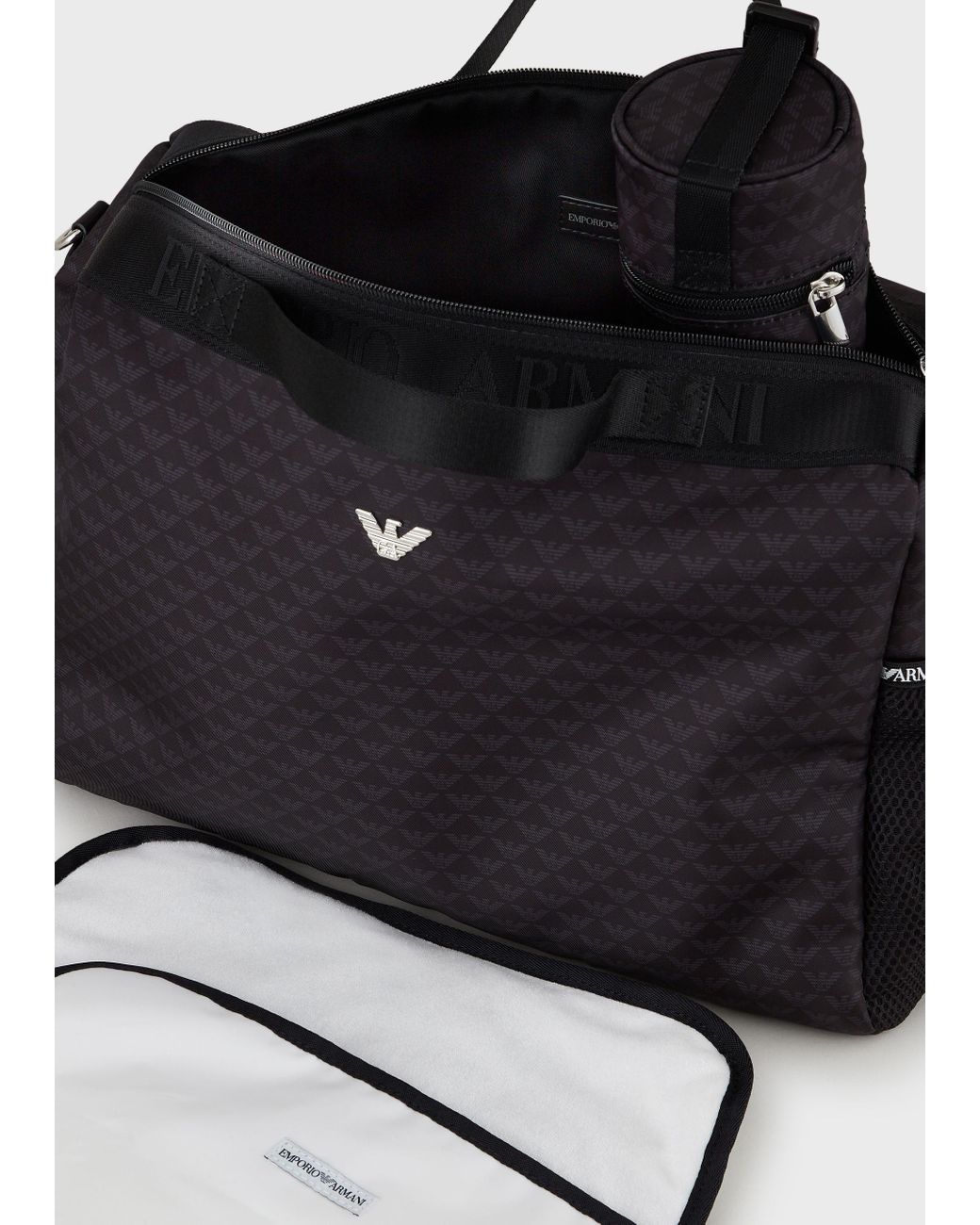 Emporio Armani Diaper Bags in Black | Lyst
