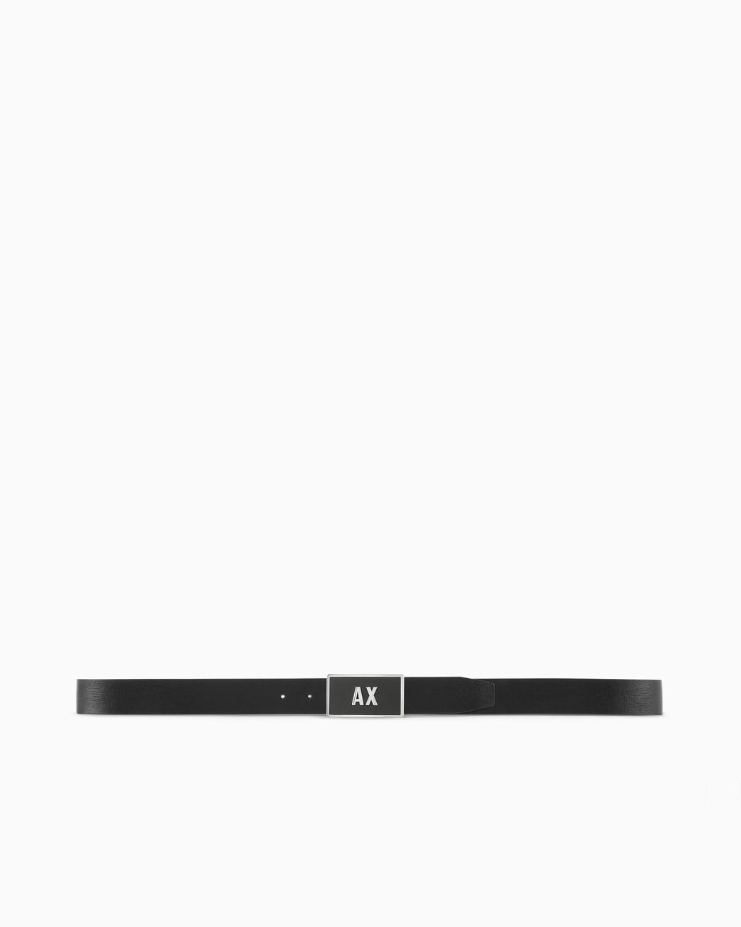 ARMANI EXCHANGE White Reversible Belt With Interchangeable Buckles for men