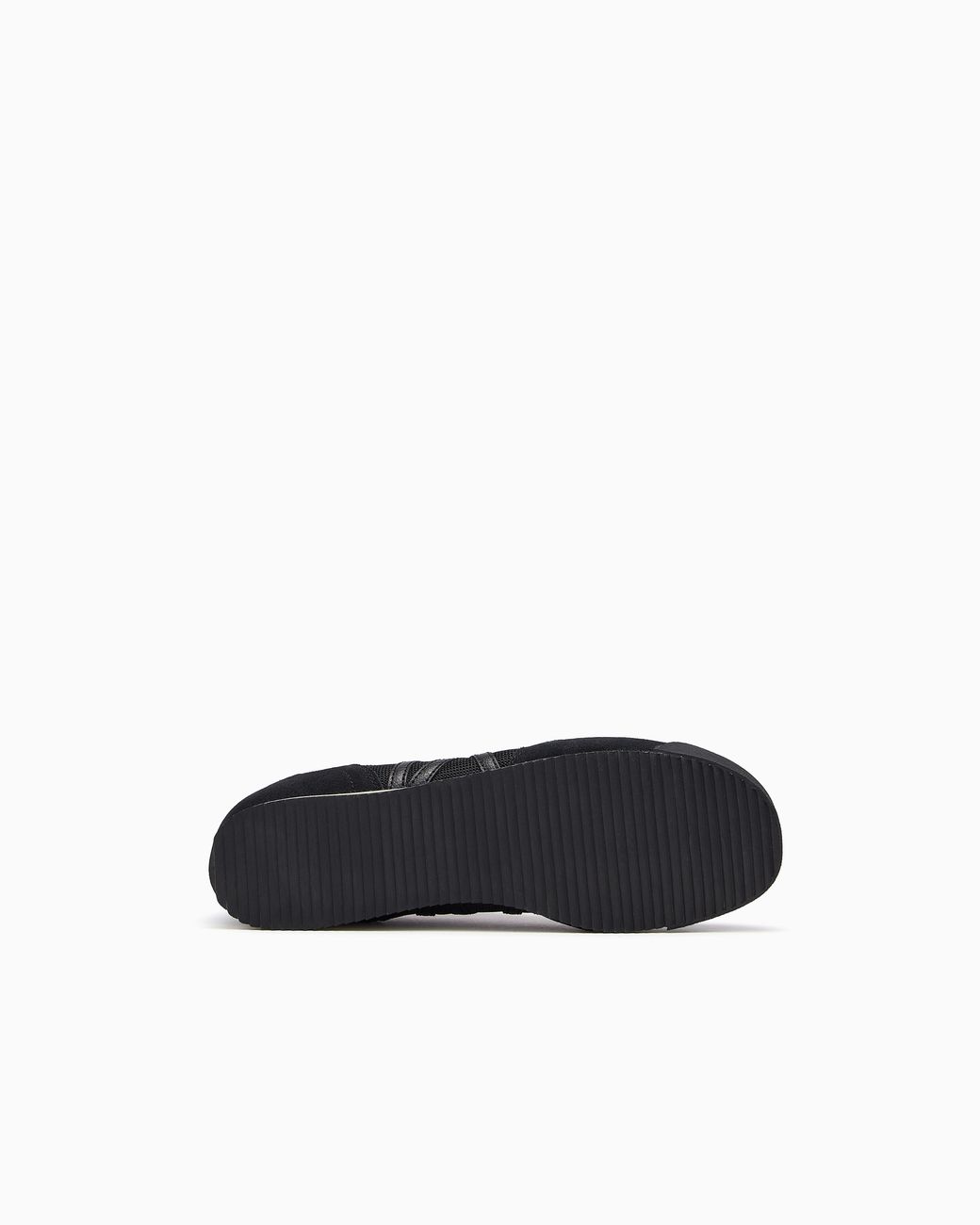 ARMANI EXCHANGE White Lace-Up Sneakers for men