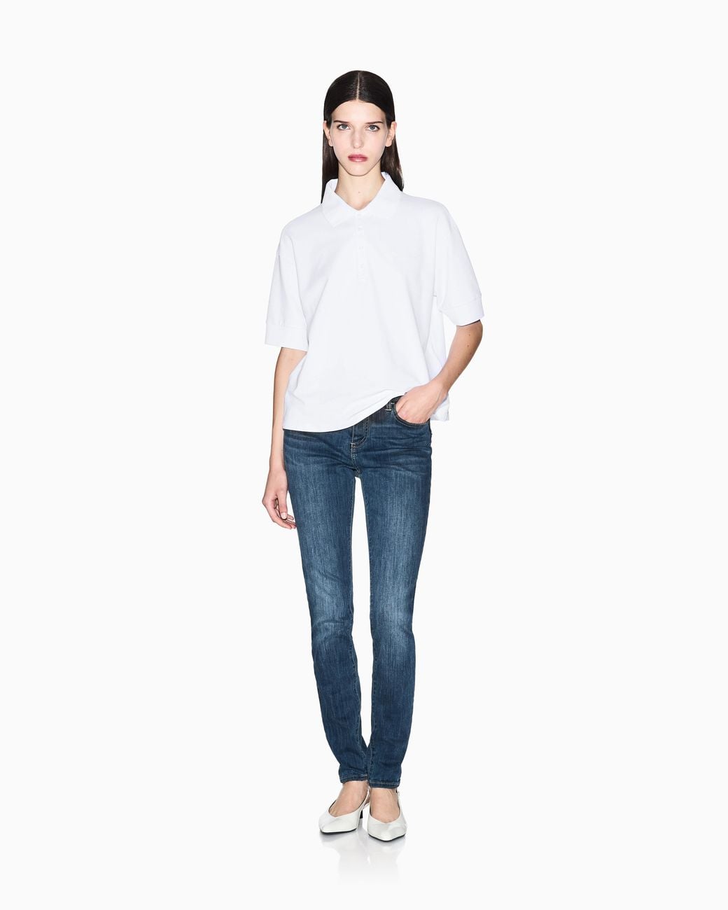 ARMANI EXCHANGE Blue Super Skinny Lift-Up Jeans