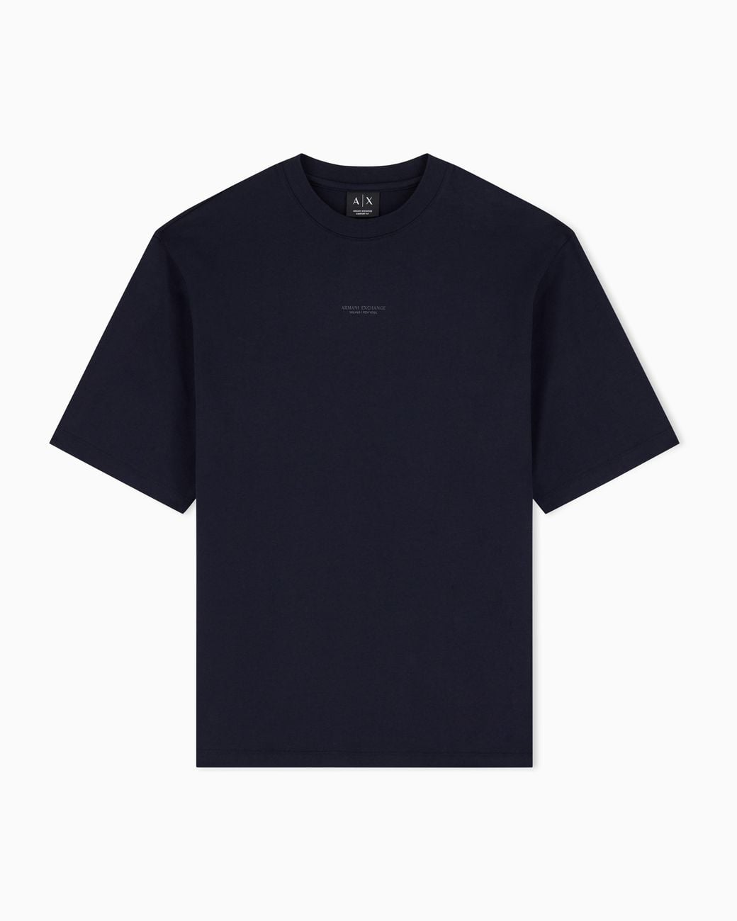 ARMANI EXCHANGE Blue Oversized T-Shirt for men