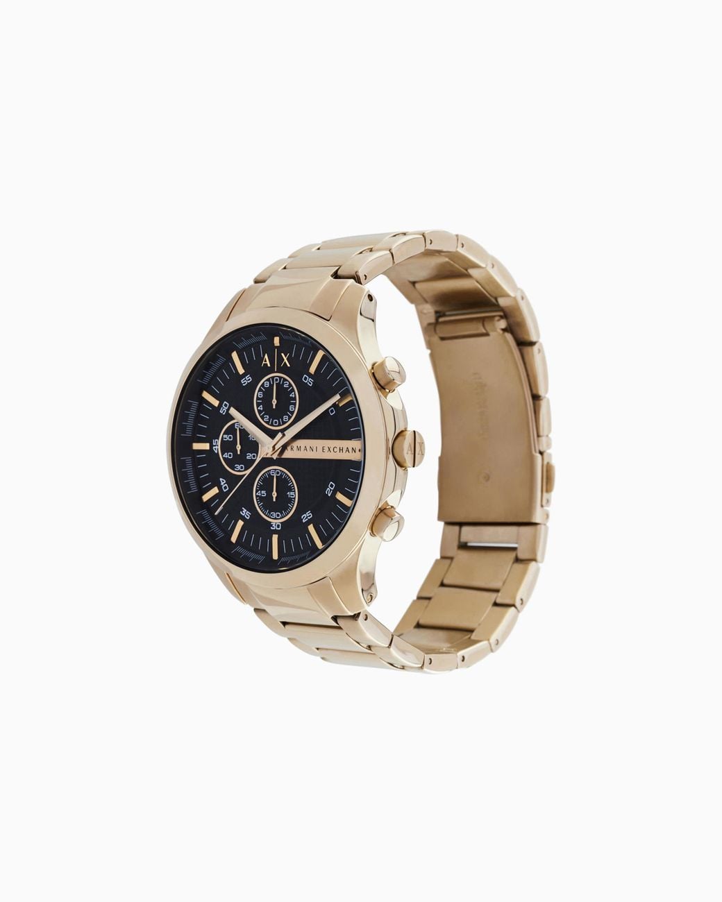ARMANI EXCHANGE Blue Three-Hand Watch With Steel Strap for men