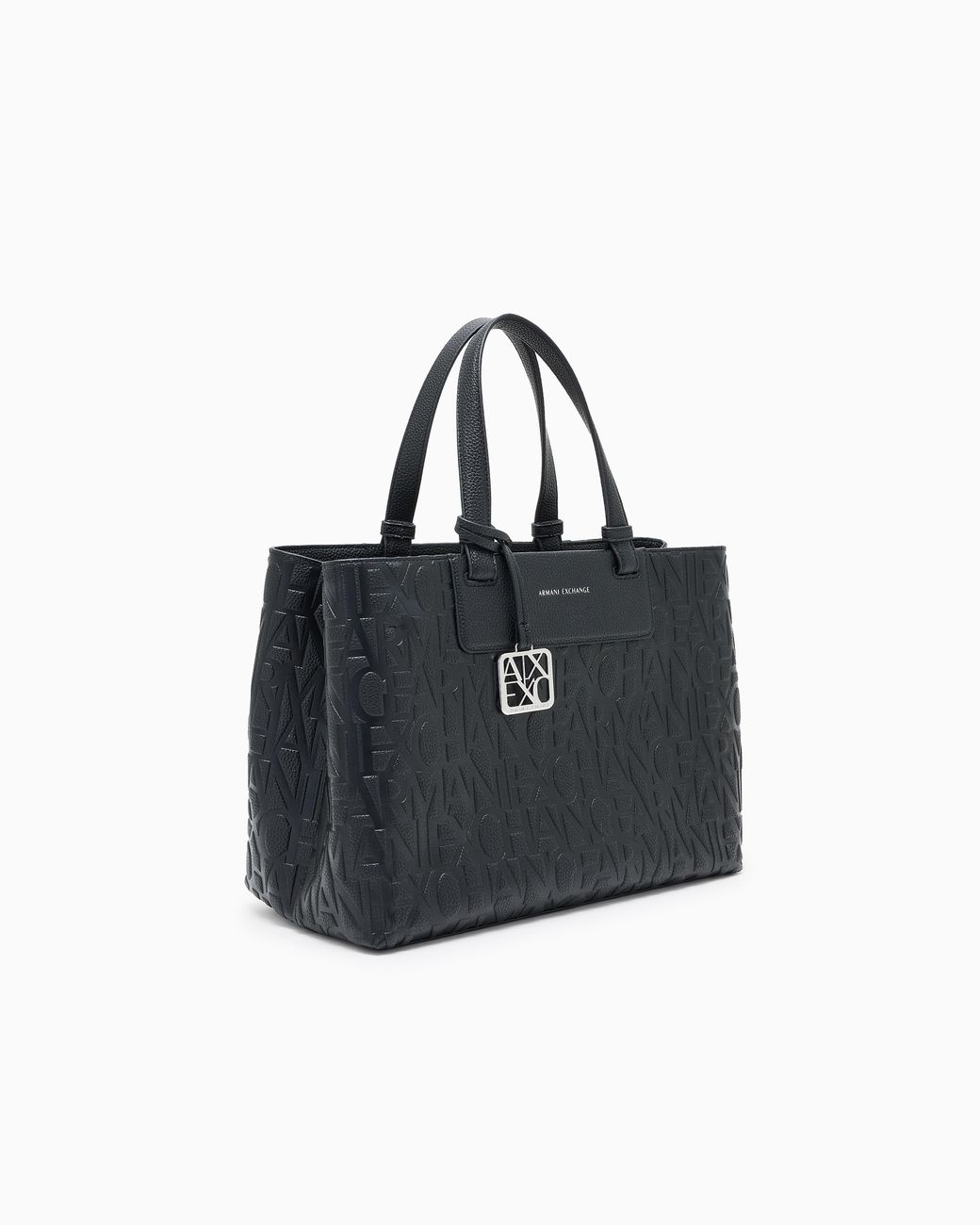 ARMANI EXCHANGE Black Shopping Bag