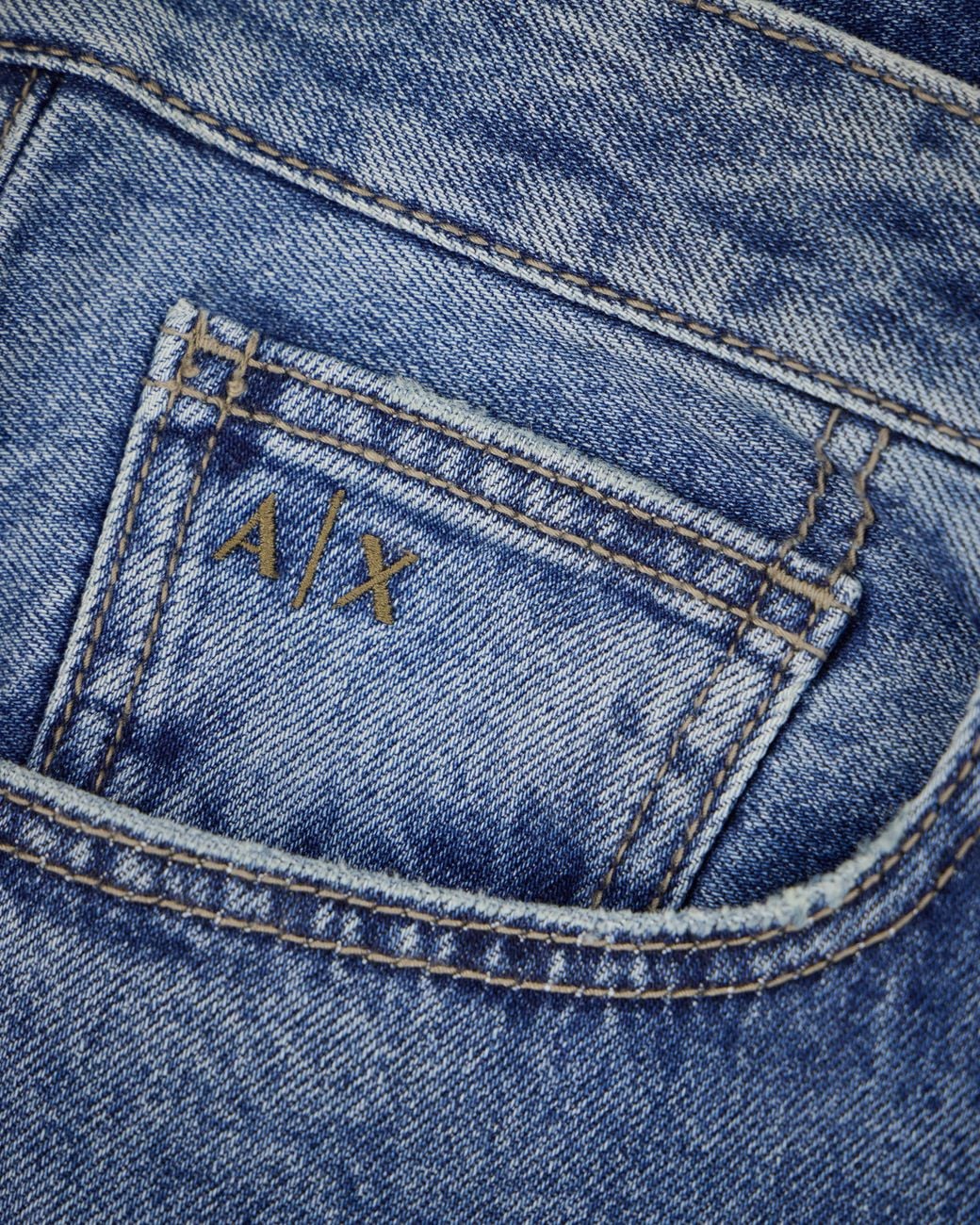 ARMANI EXCHANGE Blue Comfort Slim Fit 5-Pocket Pant for men