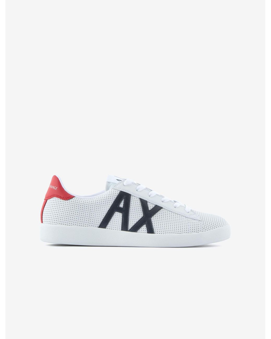 armani exchange white shoes