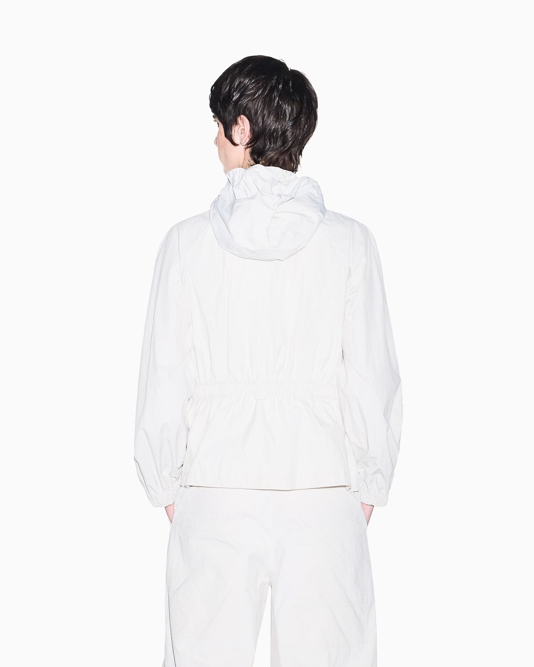 ARMANI EXCHANGE White Regular Fit Blouson Jacket
