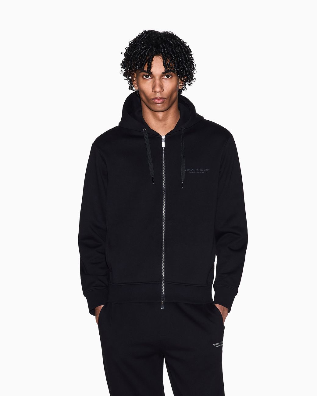 ARMANI EXCHANGE Blue Regular Fit Sweatshirt for men