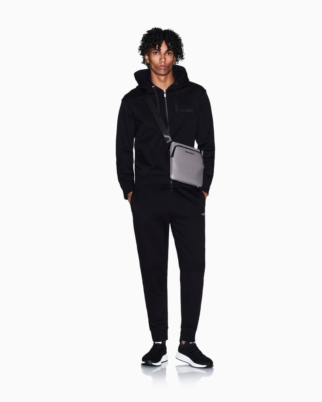 ARMANI EXCHANGE Blue Regular Fit Sweatshirt for men