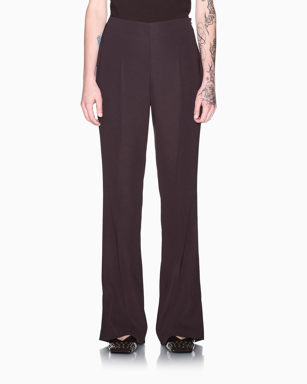 ARMANI EXCHANGE Purple Slim Fit Trousers