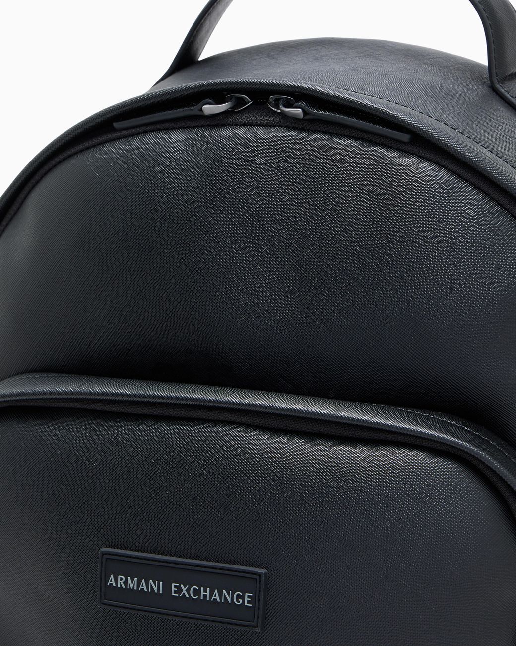 ARMANI EXCHANGE Black Backpack With An Outside Coating for men
