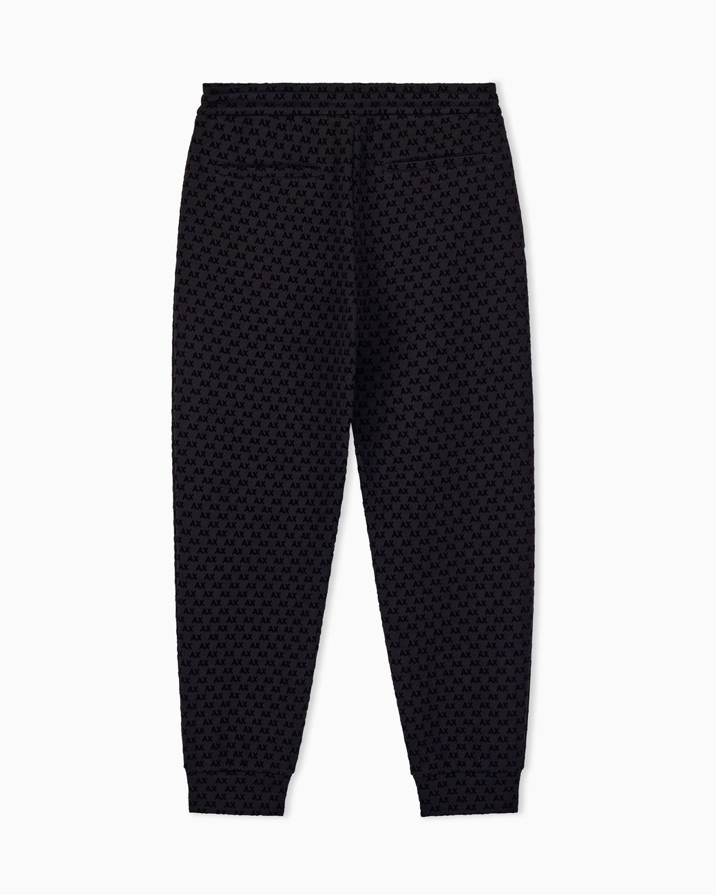ARMANI EXCHANGE Blue Regular Fit Jersey Pants With Bonded Stretch for men