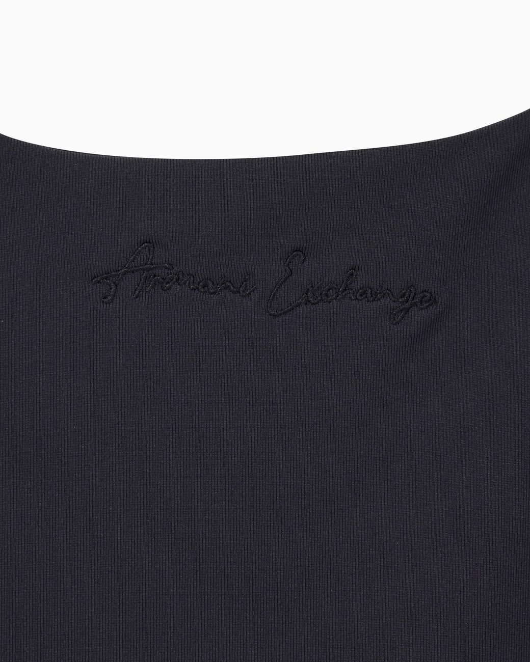 ARMANI EXCHANGE Blue Scoop-Neck Bodysuit