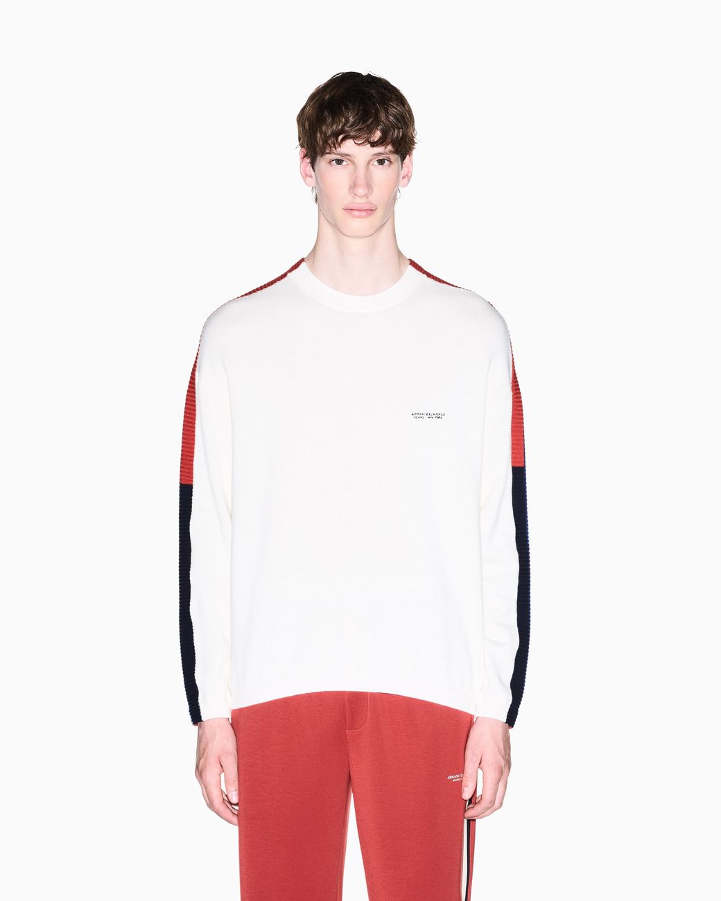 ARMANI EXCHANGE Natural Regular Fit Pullover for men