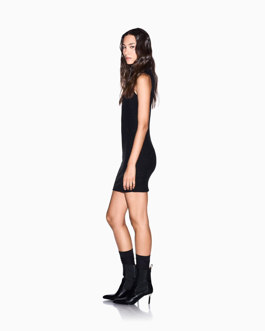 ARMANI EXCHANGE Black Slim Fit Dress