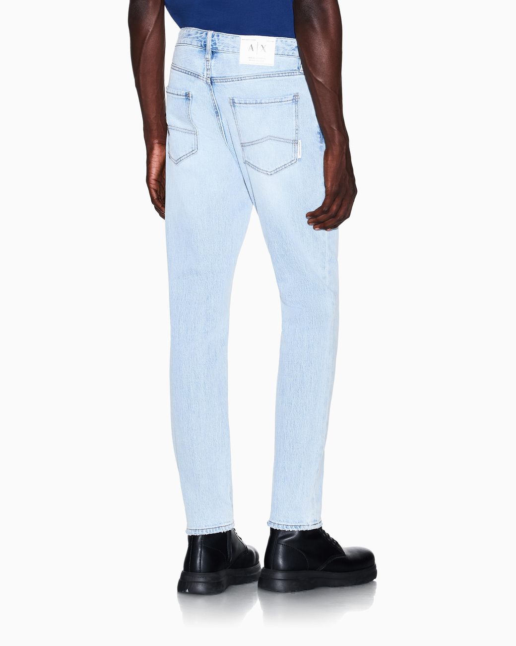 ARMANI EXCHANGE Blue Slim Fit 5 Pockets Pant for men