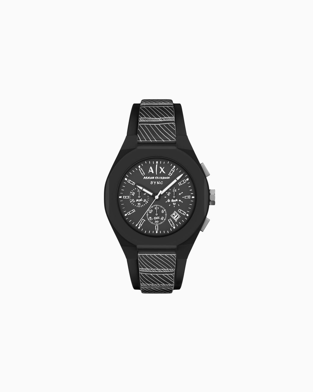 ARMANI EXCHANGE Black X Sync Quartz Chronograph Watch for men